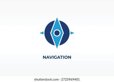 Vetor DE NAVEGAÇÃO, ícone ou logotipo sinal símbolo isolado ilustração