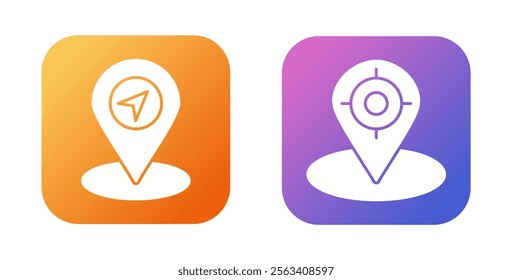 Navigation Vector Icon on White Background