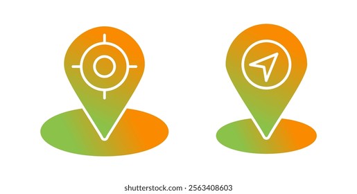 Navigation Vector Icon on White Background