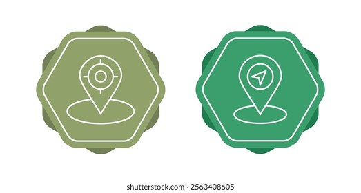 Navigation Vector Icon on White Background