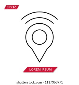 navigation vector icon symbol