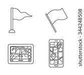 Navigation vector icons