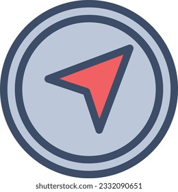 navigation vector illustration isolated on a transparent background color vector icons for concept or web graphics.