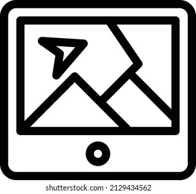 navigation Vector illustration on a transparent background. Premium quality symbols. Glyphs  vector icon for concept and graphic design.