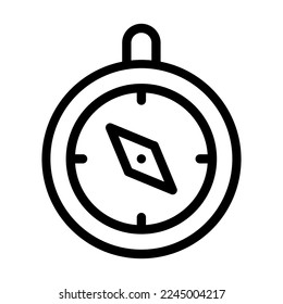 Navigation Vector Line Icon Design