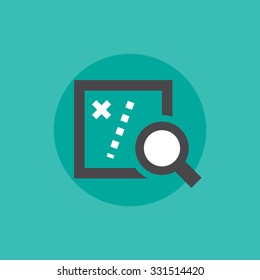Navigation vector sign