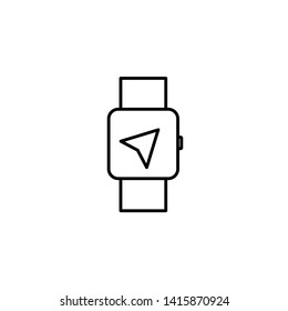 Navigation, watch icon. Element of Web Navigation icon for mobile concept and web apps. Detailed Navigation, watch icon can be used for web and mobile