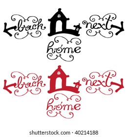 navigation web elements drawing