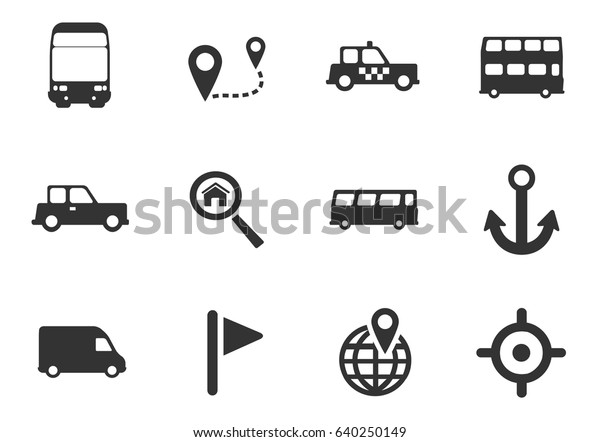 navigation web icons\
for user interface\
design