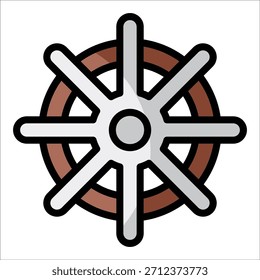 Navigationsrad-Symbolelement für Design
