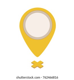 
Navigational marker icon, navigational mark. Vector object icon, graphic design in a flat style isolated on white background. 