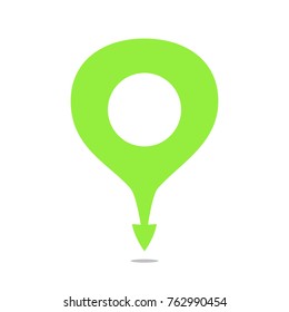 Navigational marker icon, navigational mark. Vector object icon, graphic design in a flat style isolated on white background. 