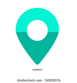 Navigational marker icon, navigational mark. Vector object icon, graphic design in a flat style isolated on white background. 