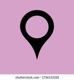 navigator element, location object, web vector icon 