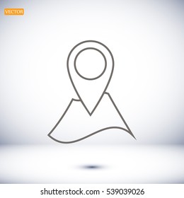 Navigator guide icon, vector best flat icon, EPS