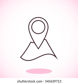 Navigator guide icon, vector best flat icon, EPS