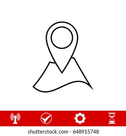 Navigator guide icon, vector best flat icon, EPS