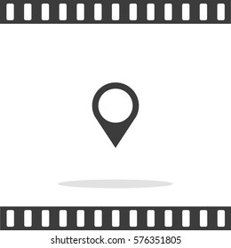 Navigator Guide Itinerary Vector Icon.