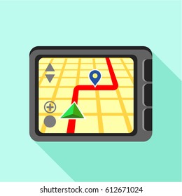 Navigator icon. Flat illustration of navigator vector icon for web