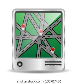 navigator on a white background