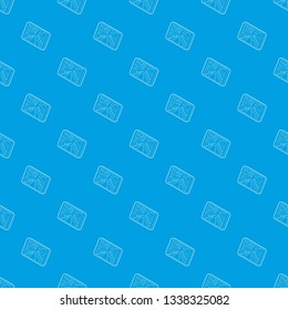 Navigator pattern vector seamless blue repeat for any use