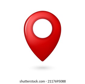 Navigator pin locator. Creative GPS map pointer. Geolocation sign isolated on white background. sign done,
 shop, market, outlet store 3D illustration