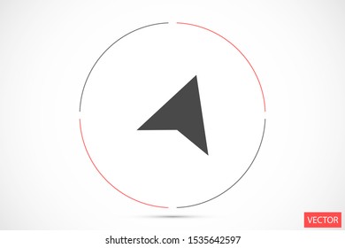 Navigator vector icon.