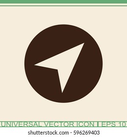 Navigator vector icon.