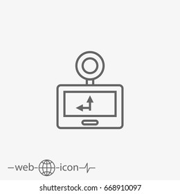 navigator vector icon