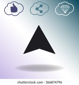 Navigator vector icon. GPS.