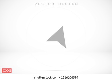 Navigator vector icon. Navigator for ustroystvami icon. Navigator for roads icon.