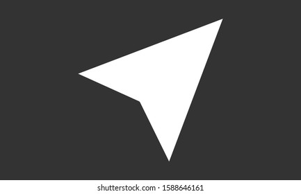 Navigator vector icon. Navigator for ustroystvami icon. Navigator for roads icon. Navigator for trips icon. 10 eps