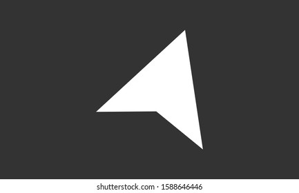 Navigator vector icon. Navigator for ustroystvami icon. Navigator for roads icon.