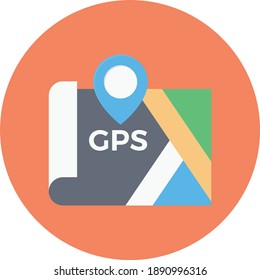 navigition vector colour flat icon