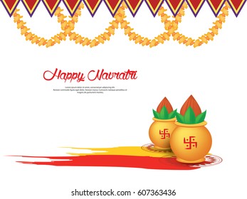 Navratri Stock Vector (Royalty Free) 588628670 | Shutterstock