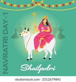 Navratri día 1 diosa shailputri