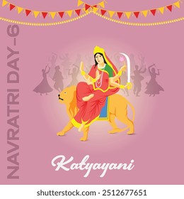 Navratri day 6 goddess katyayani