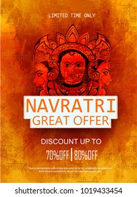  Navratri festival sale,Big Navratri sale offers background