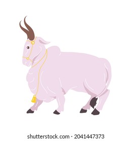 navratri goat sacred animal icon