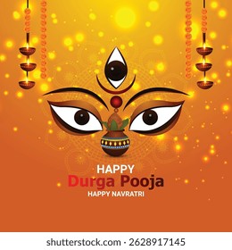 Navratri indian festival celebration background