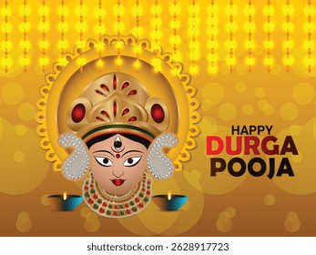 Navratri indian festival design concept