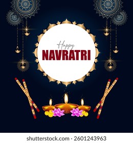 Navratri is a nine-day Hindu festival celebrating the triumph of good over evil.