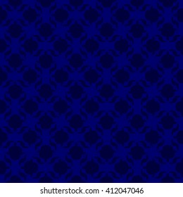 Navy abstract background, striped textured geometric seamless pattern