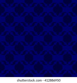 Navy abstract background, striped textured geometric seamless pattern
