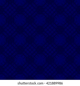 Navy abstract background, striped textured geometric seamless pattern