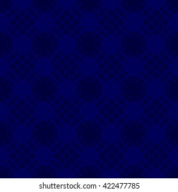 Navy abstract background, striped textured geometric seamless pattern