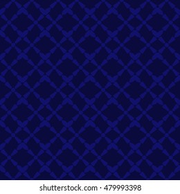 Navy abstract background, striped textured geometric seamless pattern