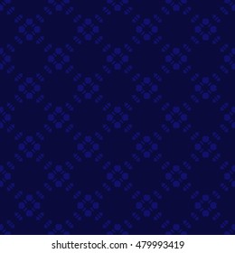 Navy abstract background, striped textured geometric seamless pattern