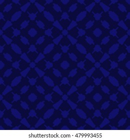 Navy abstract background, striped textured geometric seamless pattern