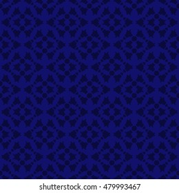 Navy abstract background, striped textured geometric seamless pattern